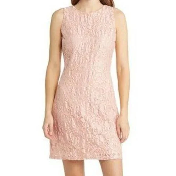 Sam Edelman | Dresses | Sam Edelman Lace Sheath Mini Dress Sz New | Poshmark